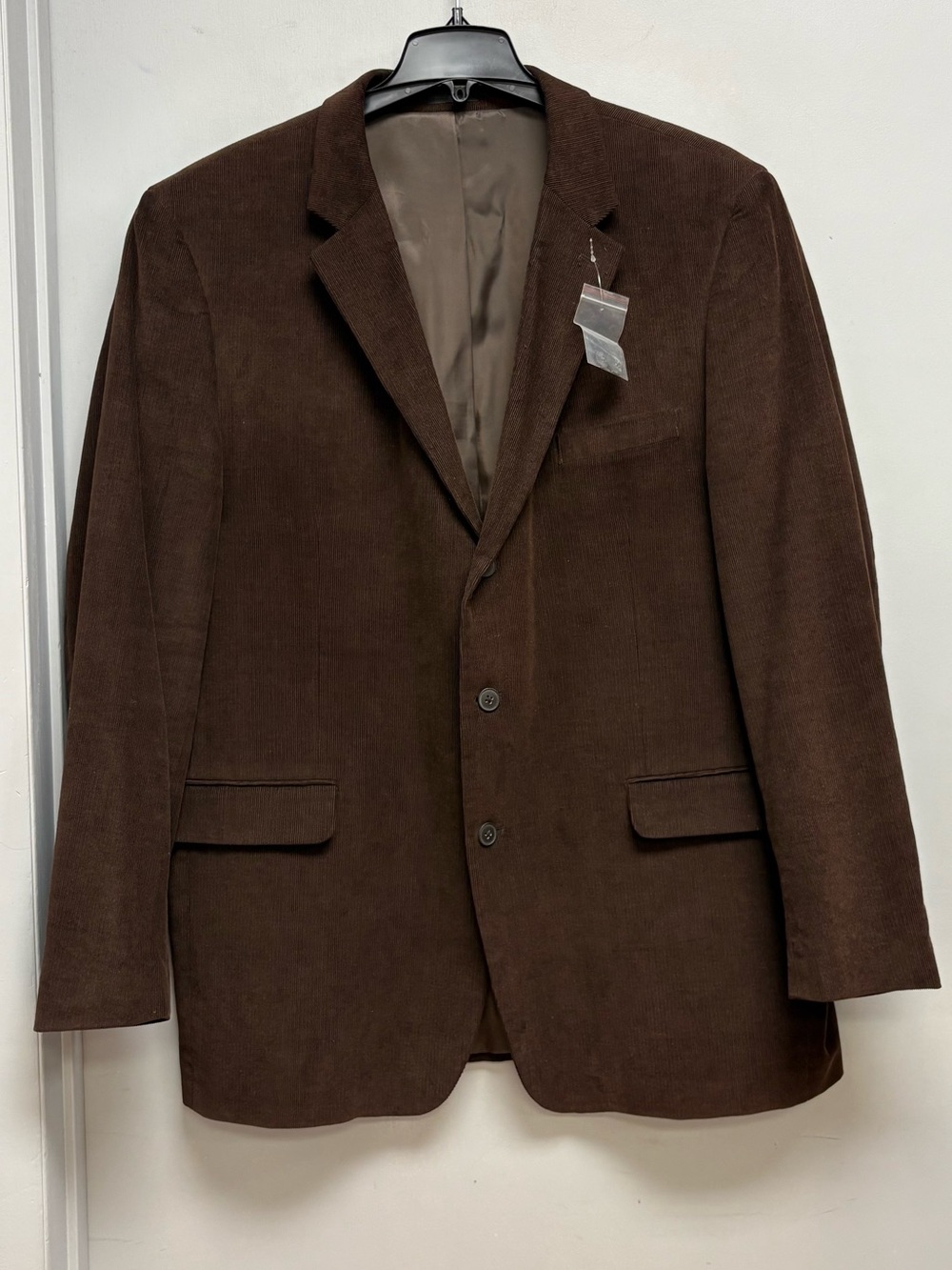 Andrew Fezza Carver Men’s Brown Corduroy Blazer Sport Coat Size 50L